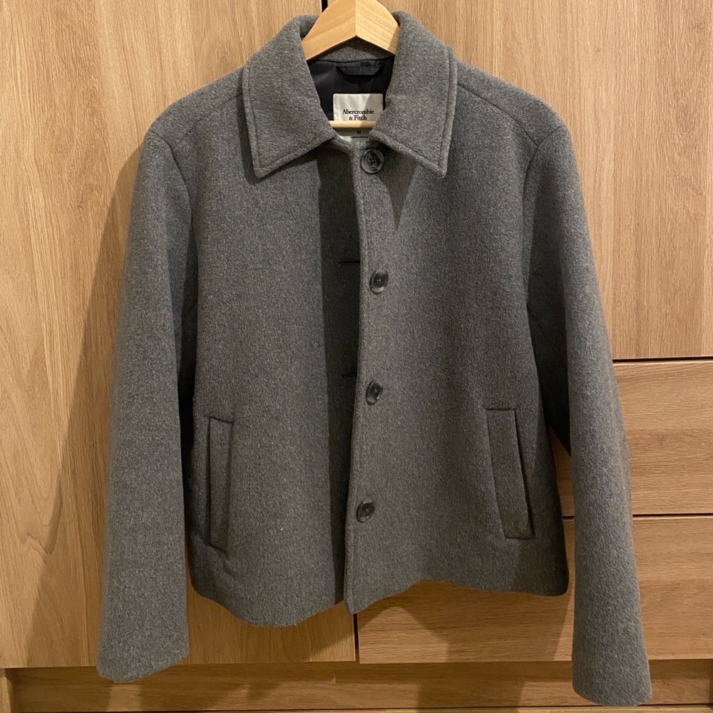 Abercrombie & Fitch Short Wool Jacket Coat
